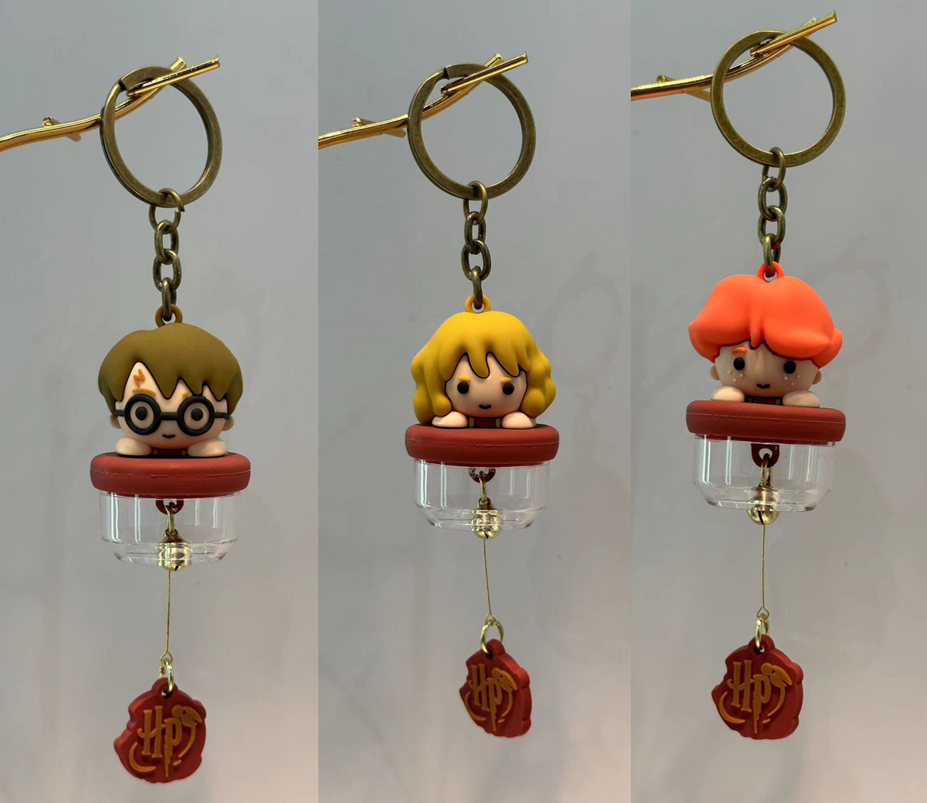 Harry Potter Wind Bell Keychain