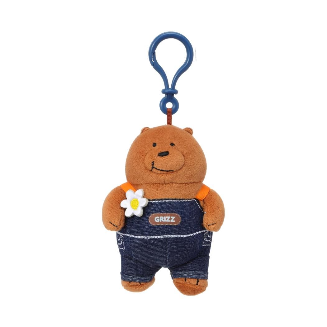 We Bare Bears Camping Day Collection Figure Plush Pendant(Grizzly