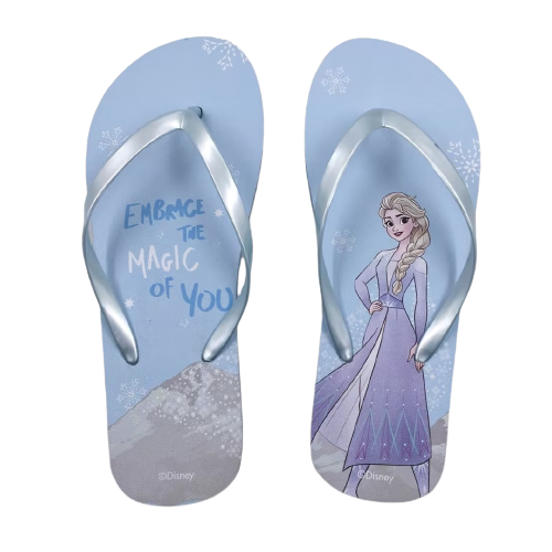 Flip Flops Sandal Frozen Disney Frozen Women's Flip-Flops(Blue