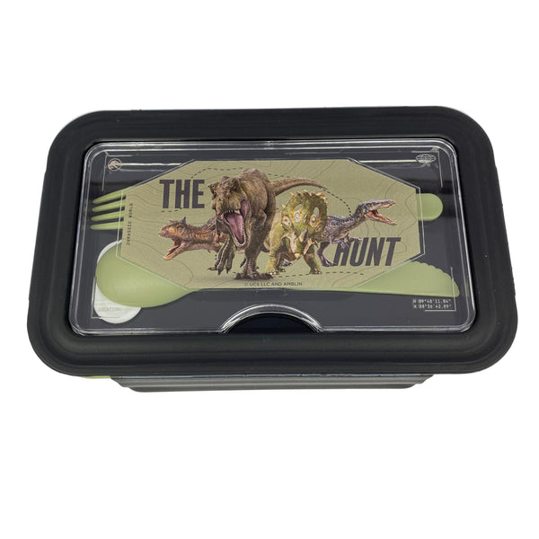 Jurassic World Collection Compartments Lunch Box 1100mL(Black)