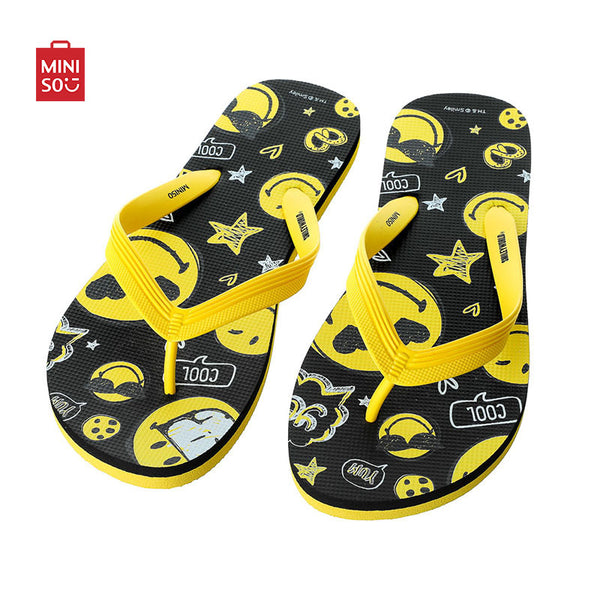 SmileyWorld Collection Men's Flip-Flops (43-44)