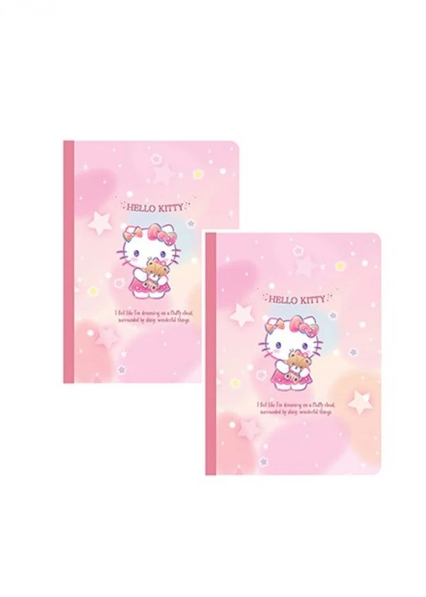Hello Kitty A6 Glue-Bound Book (32 Sheets*2 Pcs)