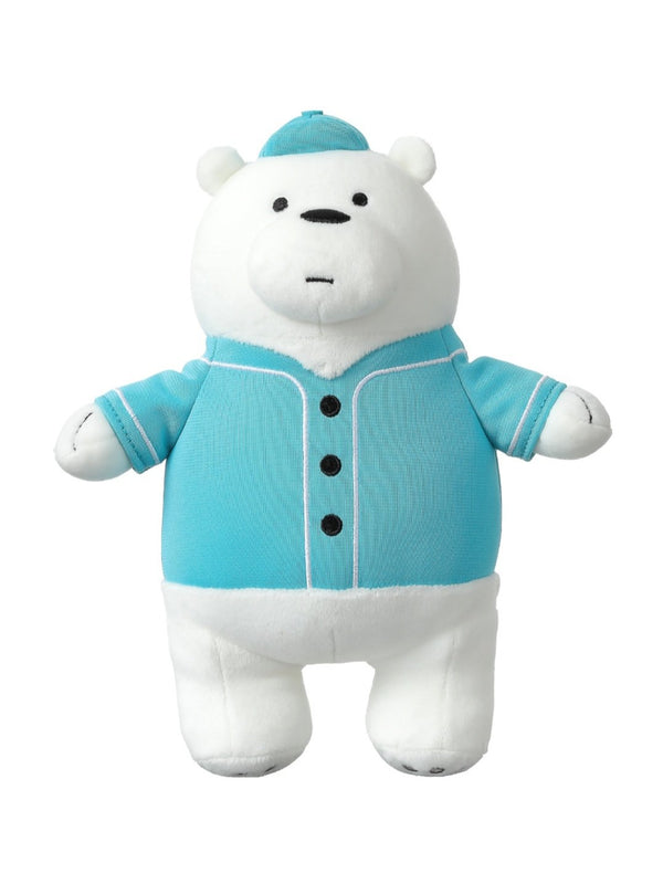 We Bare Bears Collection 4.0 Plush Toy with Outfit(Ice Bear)