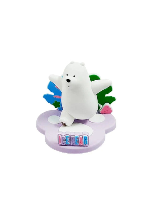 We Bare Bears Seaside Music Festival Phone Holder for Desk(Ice Bear)