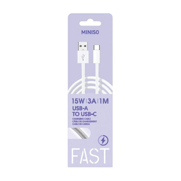 Master Series Braided Type-C Charging Cable(White)