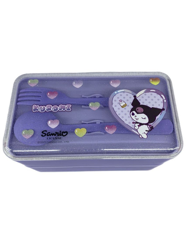 Kuromi Sweet Factory Double Layer Lunch Box 1000mL