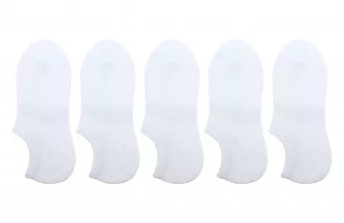 Women's Ankle Socks (5 Pairs)(White)