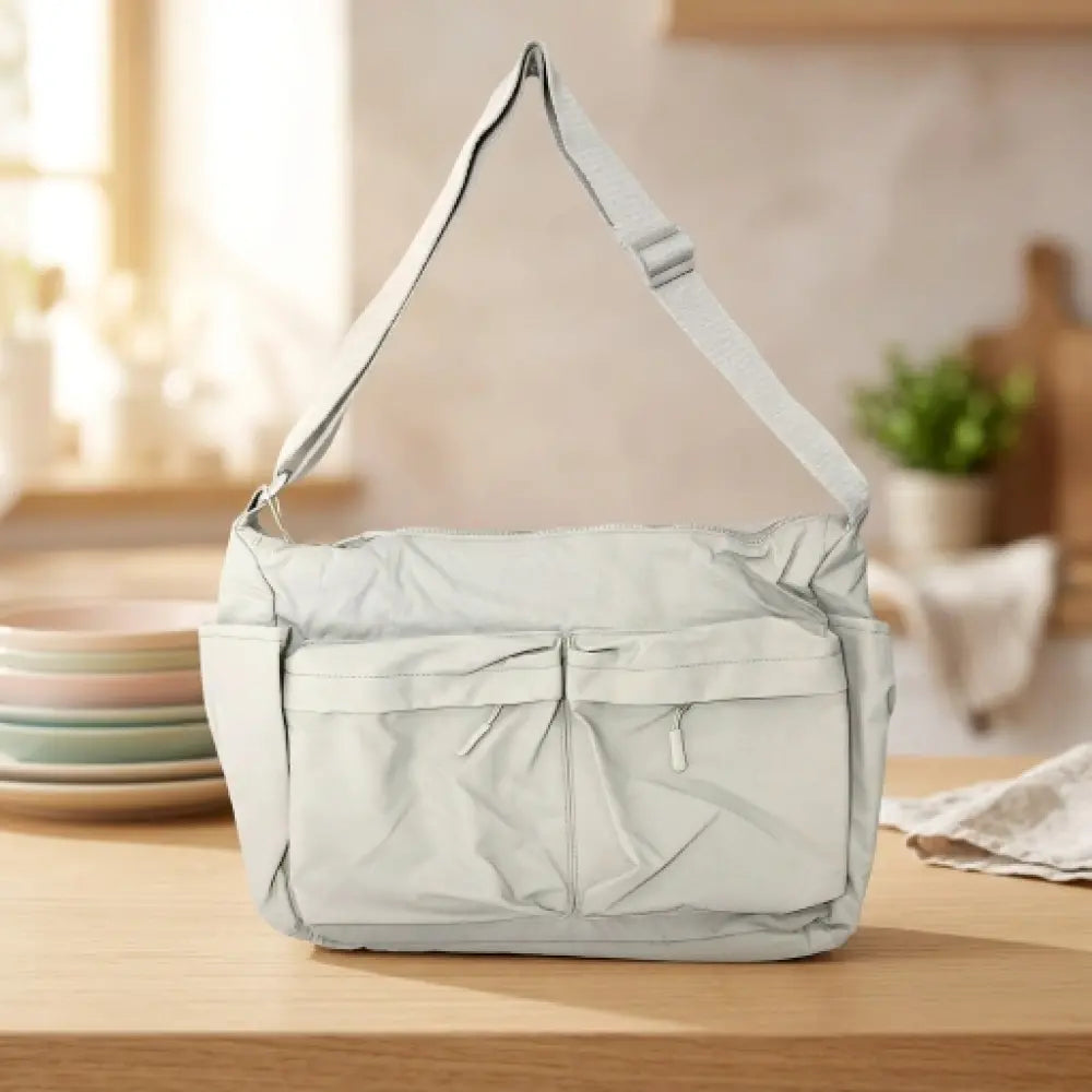 City Series Rectangular Crossbody Bag(Light Gray) City Series Rectangular Crossbody Bag(Light Gray)