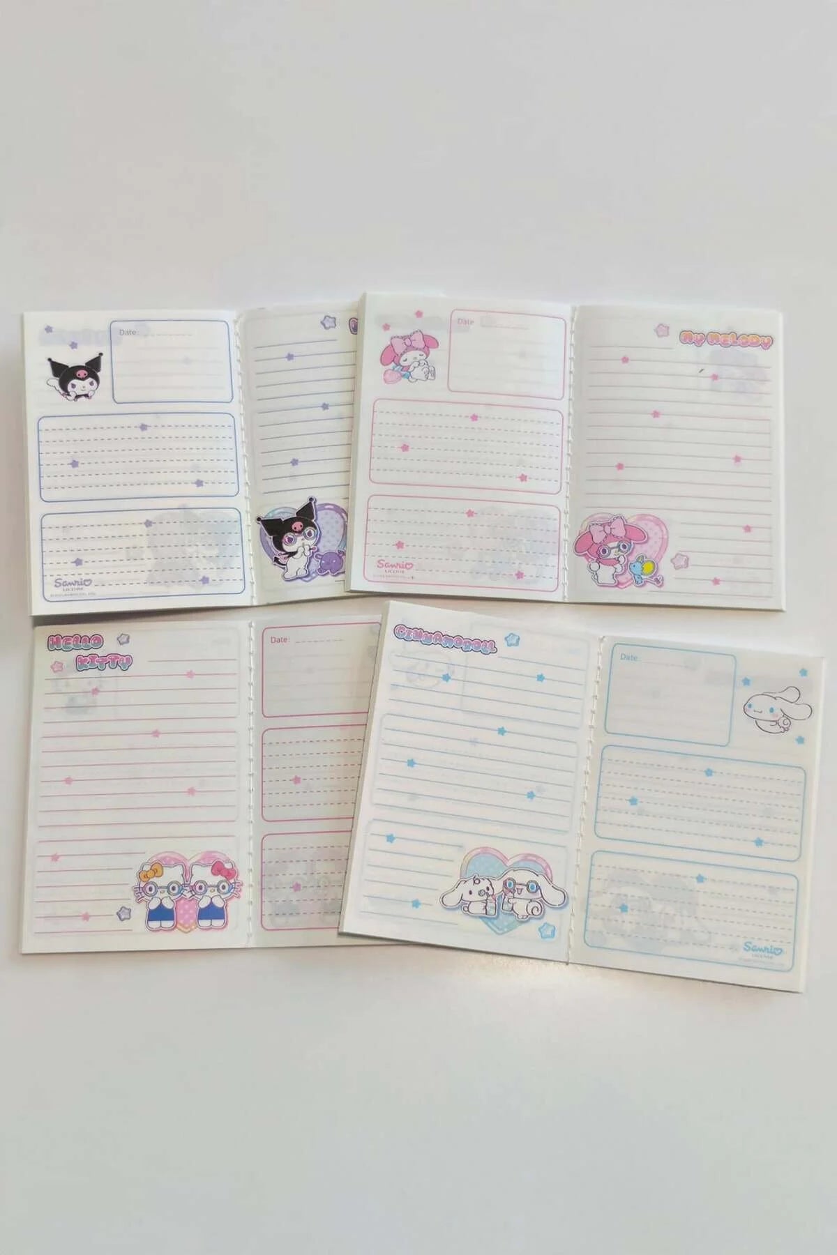 Hello Kitty and Friends Sweet Factory Collection Stitch-bound Book Set (20 Sheets, 4 Pcs) Hello Kitty and Friends Sweet Factory Collection Stitch-bound Book Set (20 Sheets, 4 Pcs)