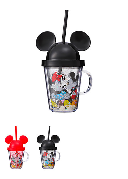 Mickey Mouse Collection Straw Mug with Lid 280ml