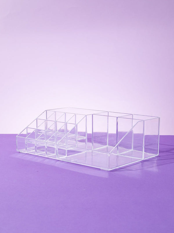 Transparent Free Combination Series Multi-grid Cosmetics Storage Case (L)