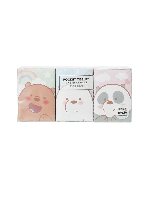 We Bare Bears Simple Tissues (8sheets*3-layer)