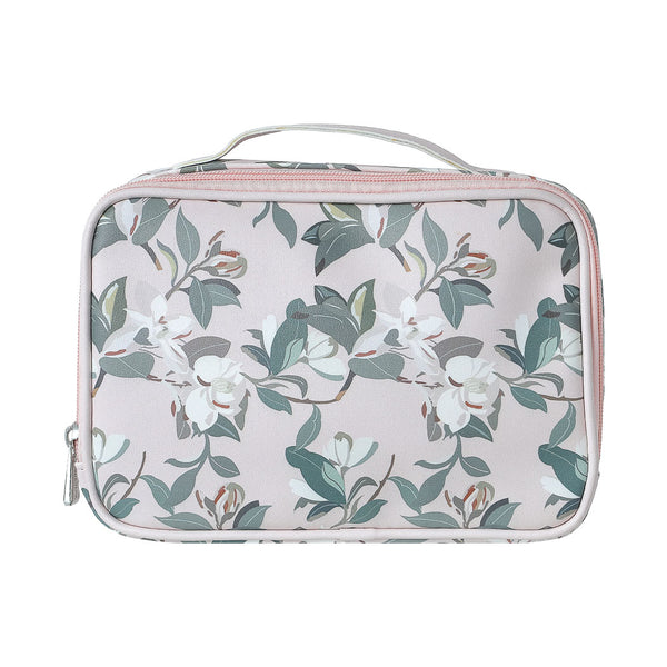 Nature Series-Rectangular Cosmetic Bag with Strap(Pink)