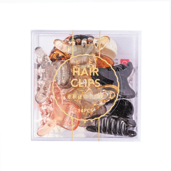 Cute Mini Hair Claw Clip (14 pcs)