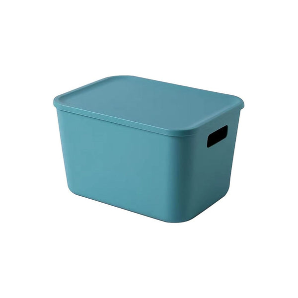 Colored Series Storage Box with Lid (L)(Green)