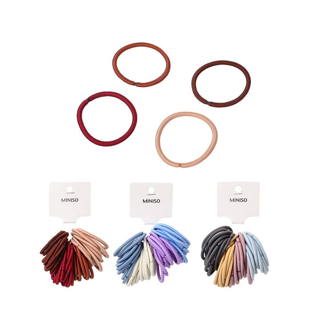 Solid Color Basic Hair Ties (40 pcs) Solid Color Basic Hair Ties (40 pcs)