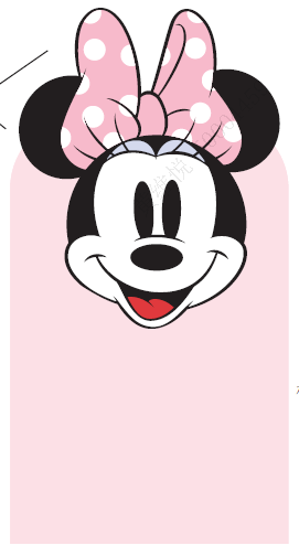 Classic Disney Collection 3D Bath Glove(Minnie)