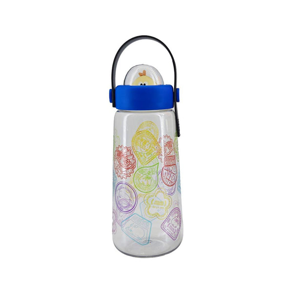 Yummy Food Dundun Series Plastic Cool Water Bottle (600mL)(Blue)