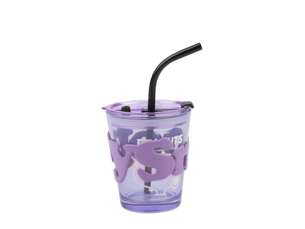 Snoopy Colorful Life Collection Glass Tumbler with Sleeve and Straw (300mL)