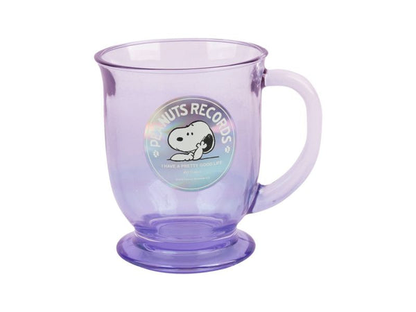 Snoopy Colorful Life Collection Glass Cup with Handle (400mL)