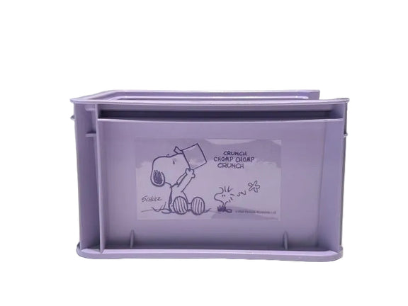 Snoopy Colorful Life Collection Stackable Small Lidless Storage Box(Pu ...