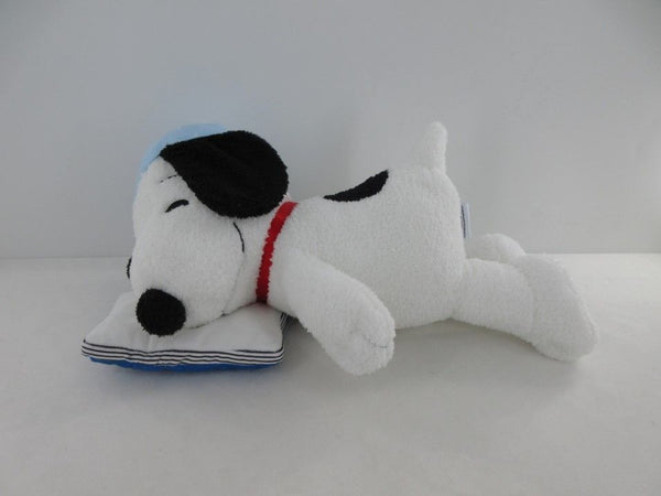 Snoopy Colorful Life Collection 20in. Sleeping Plush Toy-White