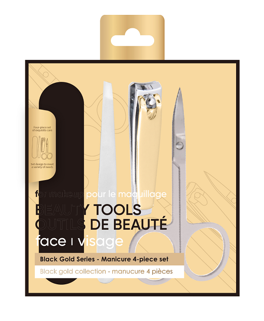 Black Gold Series 4-Piece Manicure Set