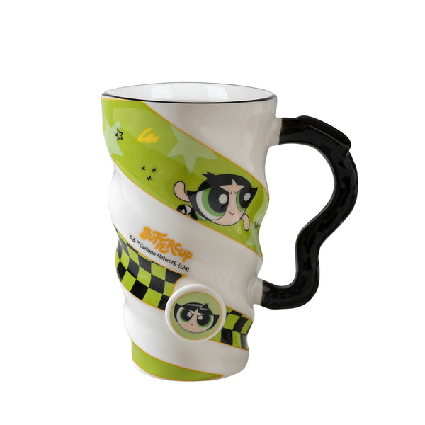 The Powerpuff Girls Collection Spiral Ceramic Cup 440mL(Buttercup)