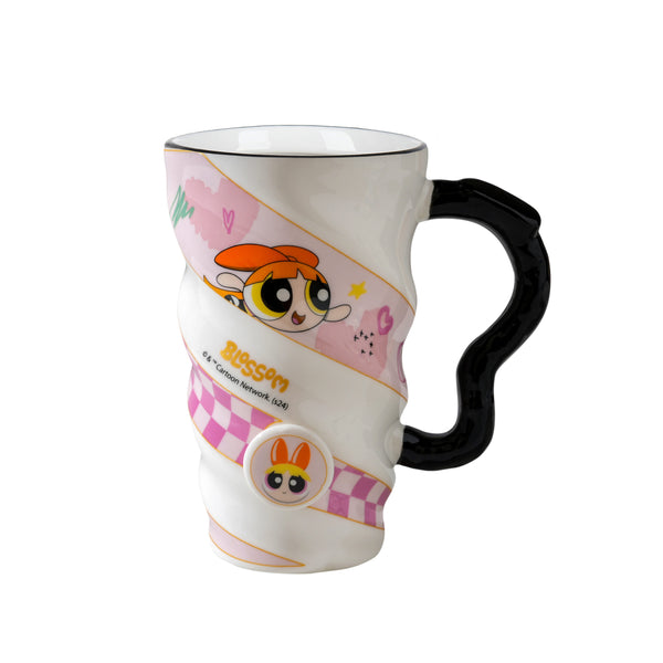 The Powerpuff Girls Collection Spiral Ceramic Cup 440mL(Blossom)