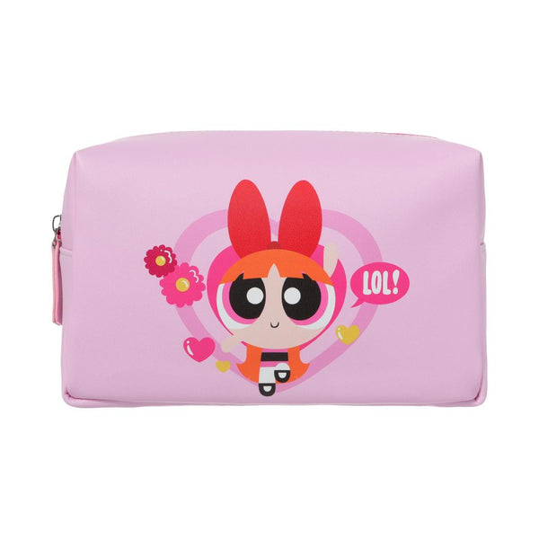 The Powerpuff Girls Collection Square Cosmetic Bag(Pink)