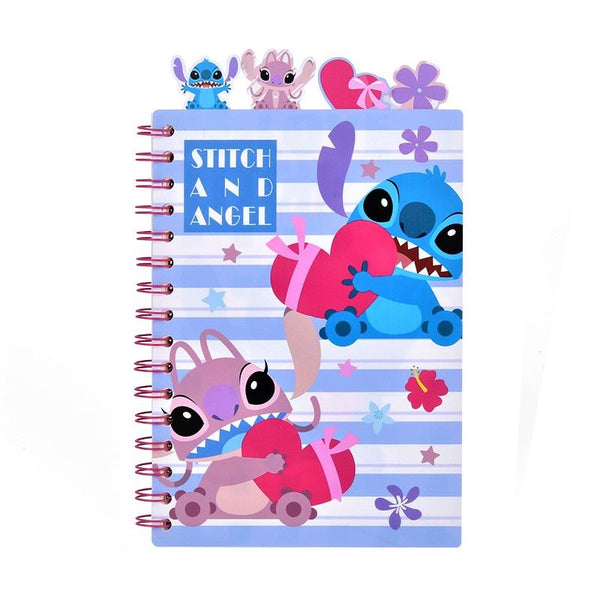 Disney Stitch Collection Stitch & Angel A5 PP Separating Pages Wire-bound Book (PDQ)