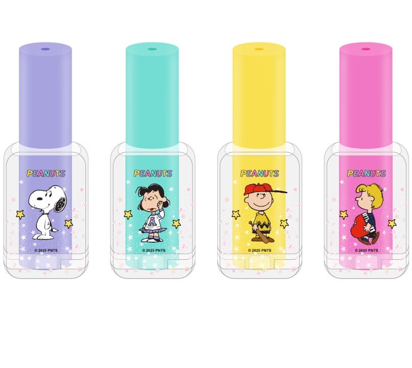 Snoopy Colorful Vintage Collection Figure Highlighter Set (4