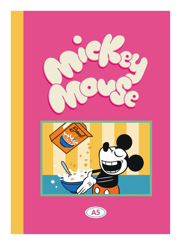 Disney Mickey Food Collection A5  Glue-bound Book(40 Sheets)