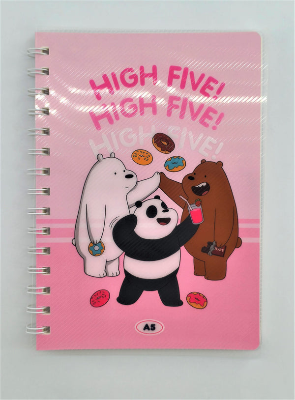We Bare Bears Collection A5 PP Wire-bound Book (80 Sheets)
