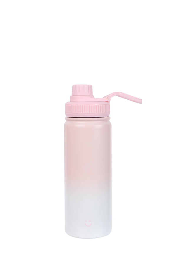 Sakura Pink Series Sports Double Wall Steel Bottle with Handle 550mL
