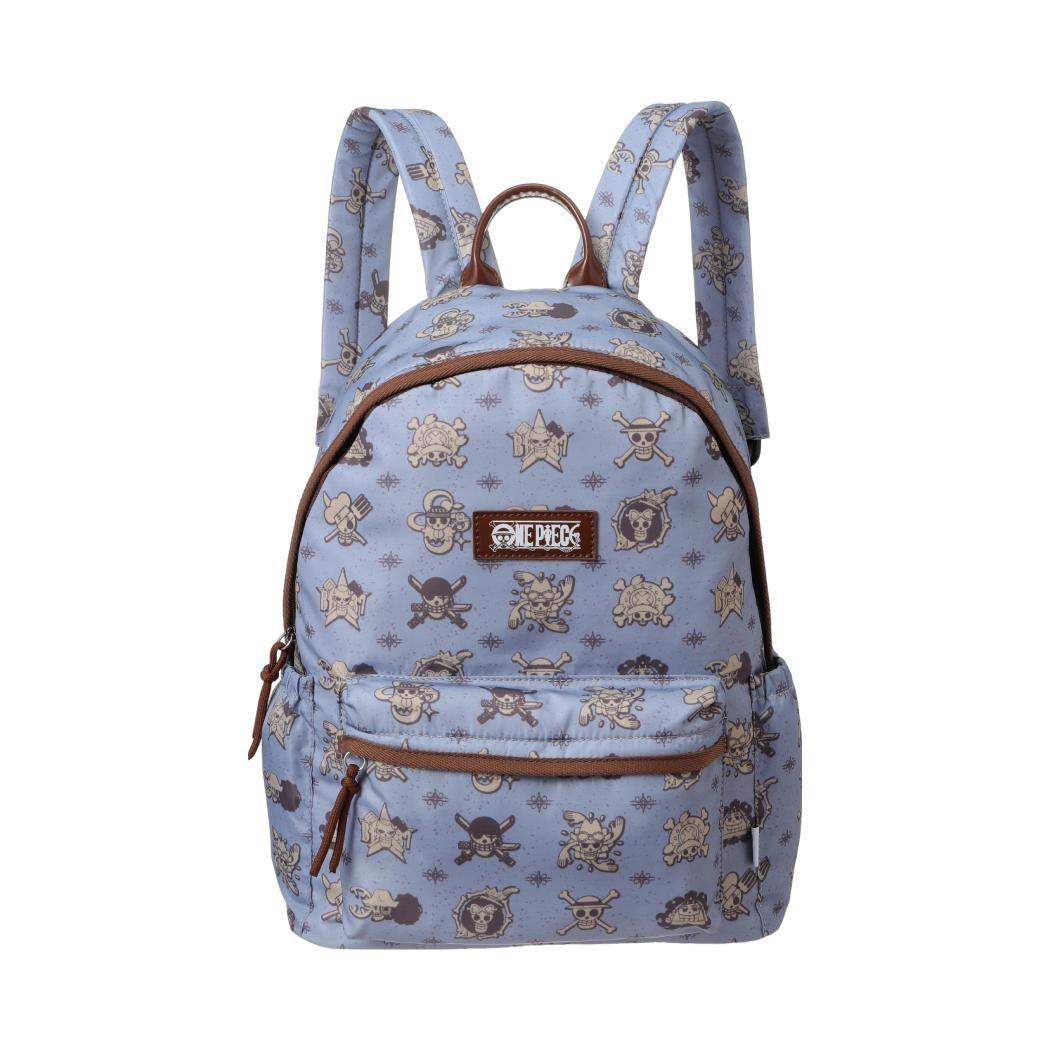 One Piece Collection All-over Print Backpack(Gray-Blue) One Piece Collection All-over Print Backpack(Gray-Blue)