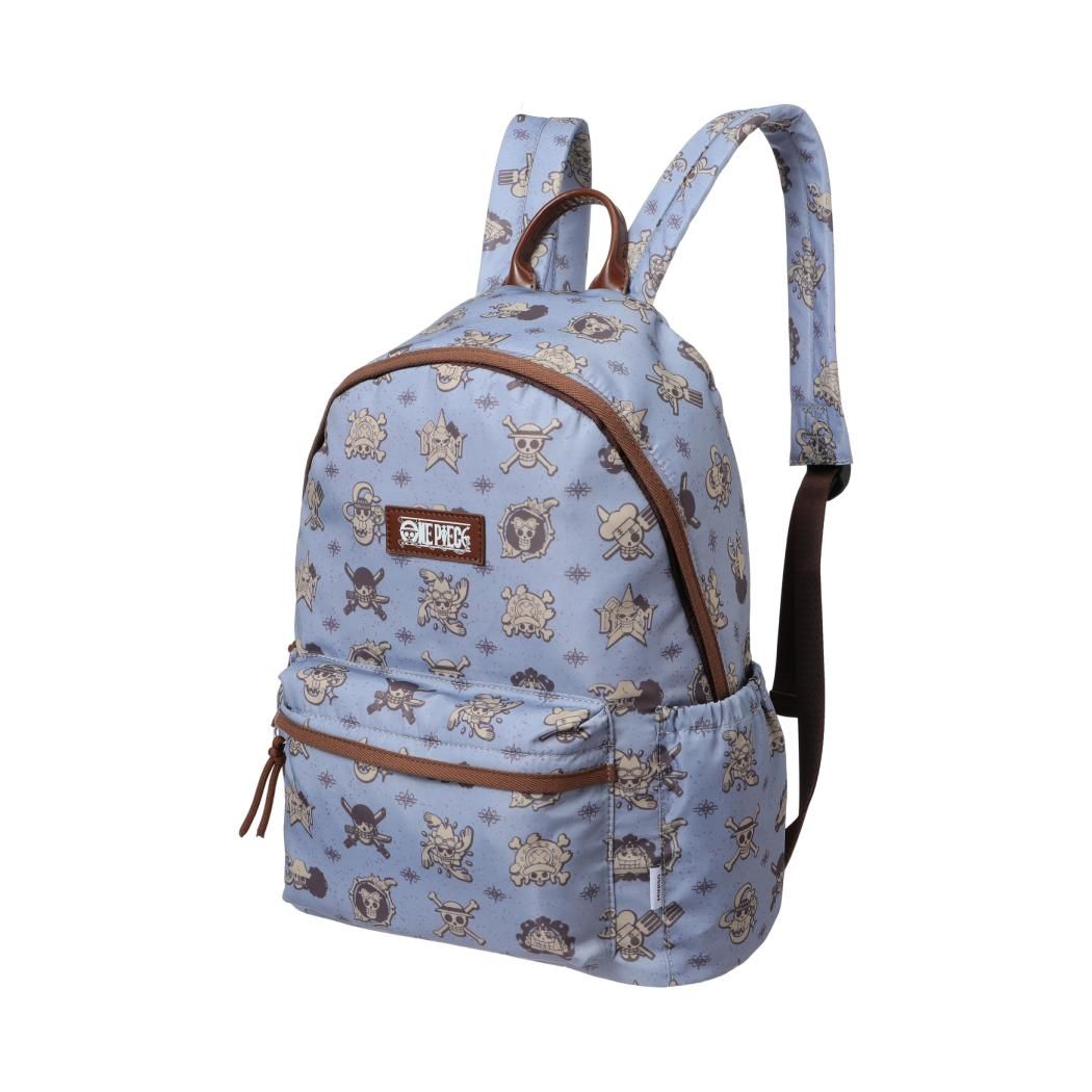 One Piece Collection All-over Print Backpack(Gray-Blue) One Piece Collection All-over Print Backpack(Gray-Blue)