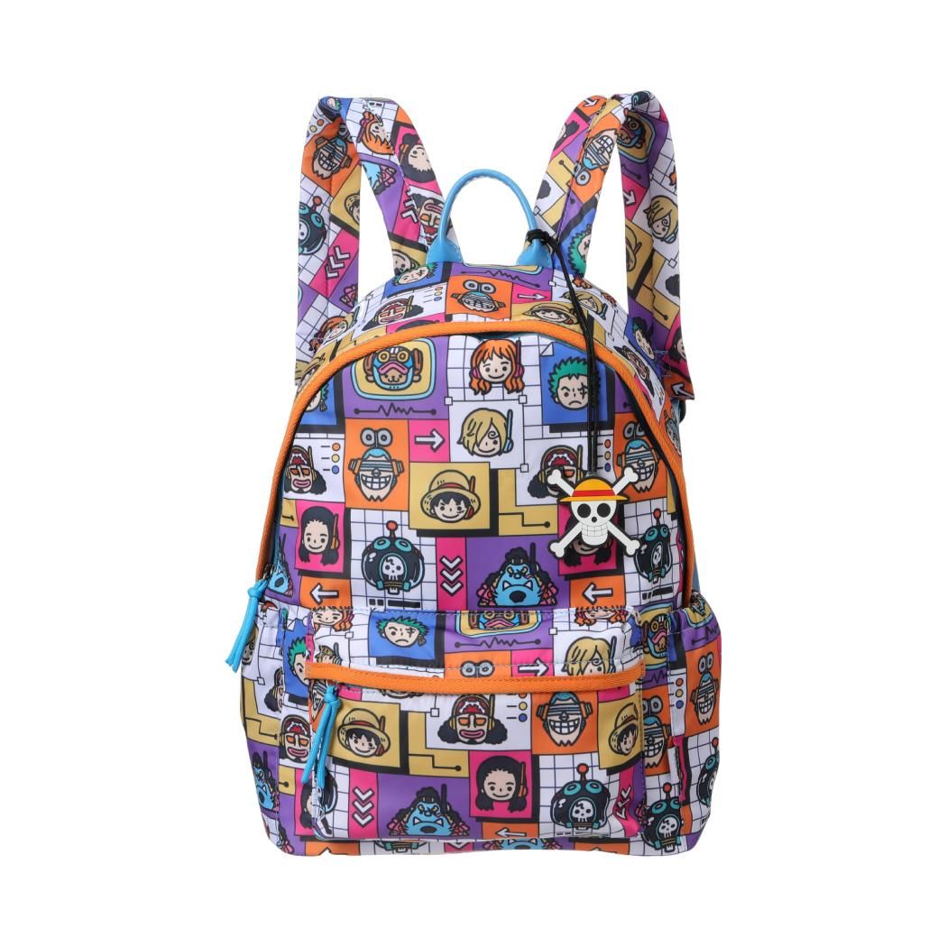 One Piece Collection All-over Print Backpack(Orange) One Piece Collection All-over Print Backpack(Orange)