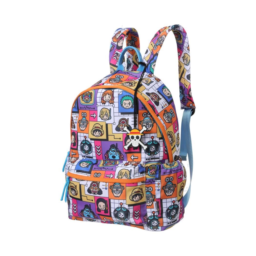 One Piece Collection All-over Print Backpack(Orange) One Piece Collection All-over Print Backpack(Orange)