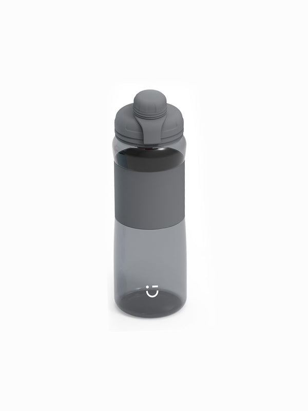 Light Enjoy Series Sports Handle Plastic Bottle 600mL(Gray)