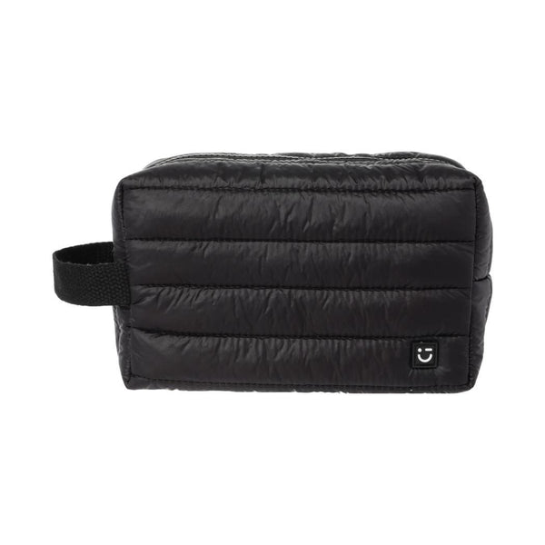 Padded Cosmetic Bag with Handle(Black)