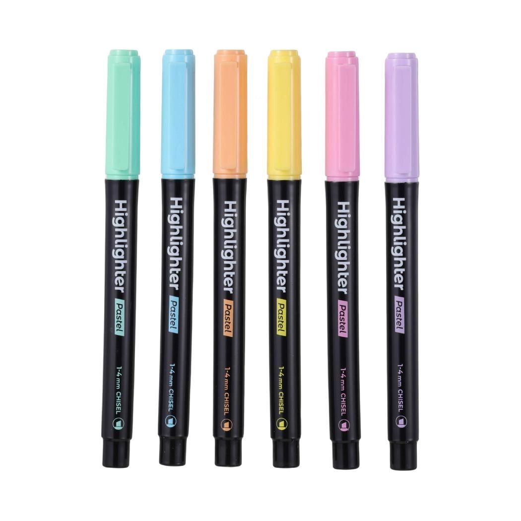 Note-Taking Essentials Series Pastel Highlighter Set (6 pcs) Note-Taking Essentials Series Pastel Highlighter Set (6 pcs)