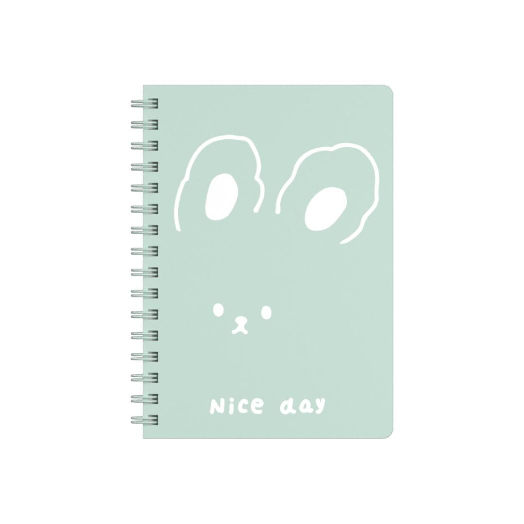 Animal Series A5 Wire-bound Book (Green) (80 Sheets)