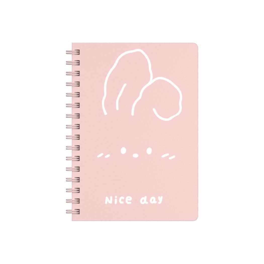 Animal Series A5 Wire-bound Book (Pink) (80 Sheets)