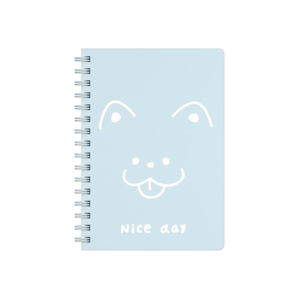 Animal Series A5 Wire-bound Book (Blue) (80 Sheets)