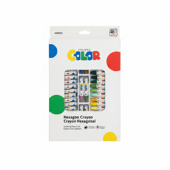 Polka Dots Series Hexagonal Oil Pastel Set (48 Colors) Polka Dots Series Hexagonal Oil Pastel Set (48 Colors)