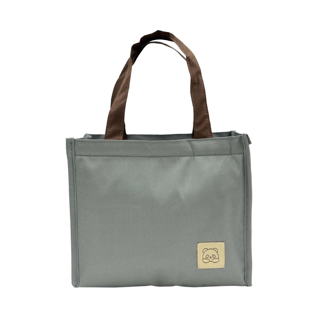Classic Square Insulated Lunch Bag(Gray)