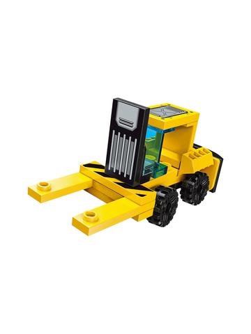 Construction Vehicles Building Blocks(Forklift, 25 pcs)