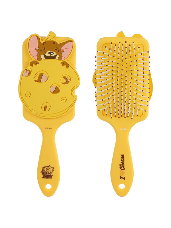 Tom & Jerry I love cheese Collection Square Paddle Brush (Jerry)