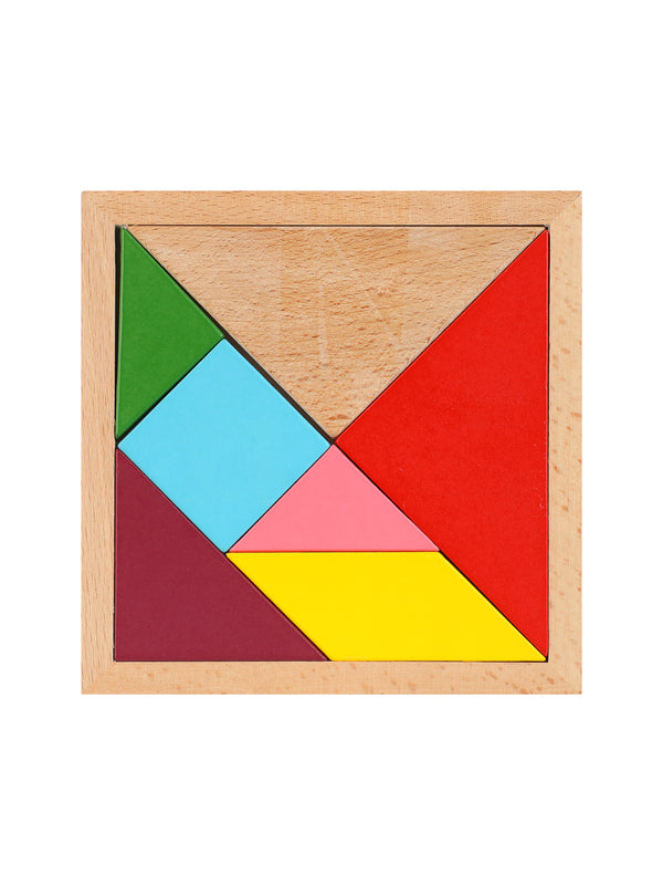 Wooden Tangram Puzzle (14*14cm)